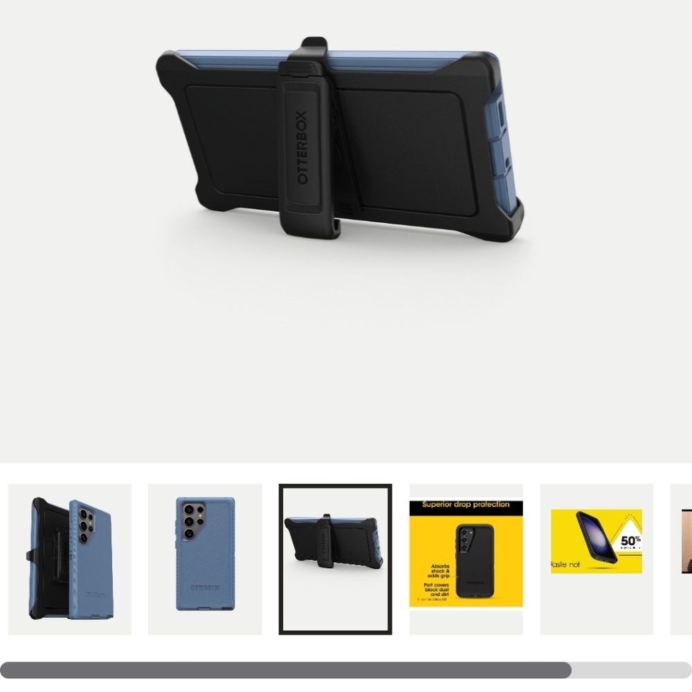 OtterBox Defender  Blue Case for Samsung Galaxy S24 - Picture 7 of 10